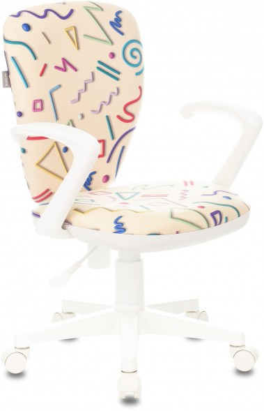 Кресло  Бюрократ KD-W10AXSN с рисунком