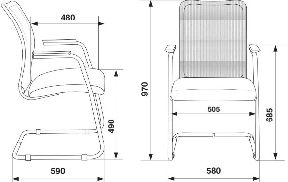 Кресло Бюрократ CH-599AV