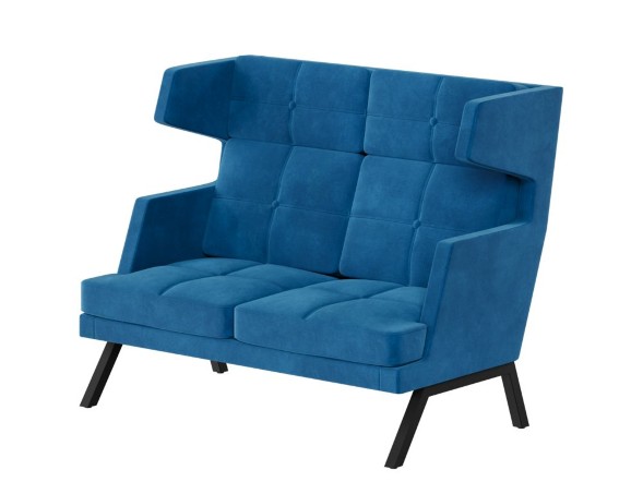 Aldo Диван двухместный высокий с декором из пуговиц ALDB-02 1430*960*1180