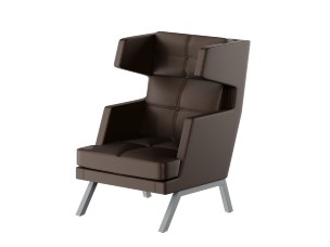 Aldo Кресло высокое с декором из пуговиц ALDB-01 790*960*1180