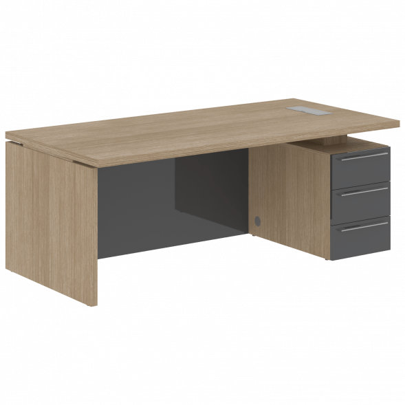 Стол письменный СП-064-25-23(R) 2000х900х750 KANON