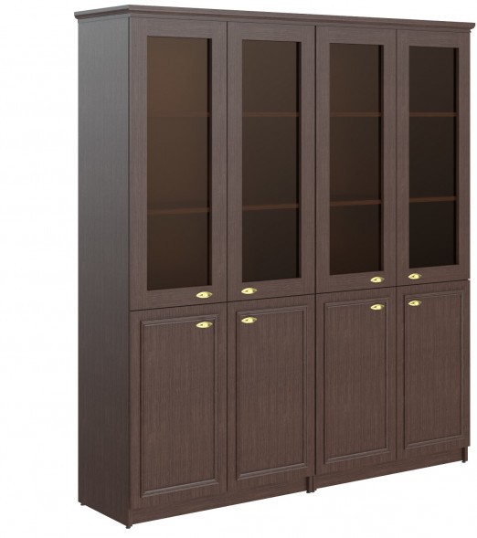 Шкаф высокий 2-х секционный комбинированный RHC 180.2 Венге Магия 1808х466х2023