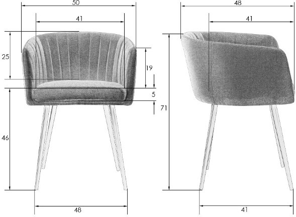 Стул обеденный ALINA
