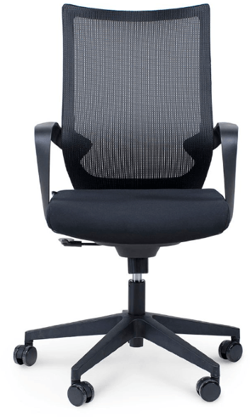 Кресло офисное Norden Спэйс LB чёрный пластик
