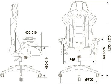 Кресло игровое Zombie VIKING 4 AERO