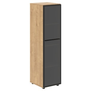 Шкаф колонка со стеклянной дверью LMC 40.2(R) 400х430х1517 LOFTIS