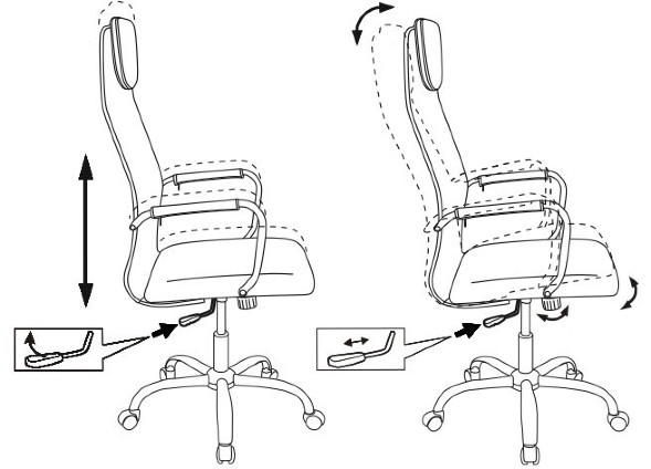 Кресло руководителя Бюрократ KB-9/ECO