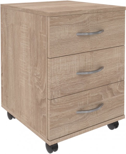 Тумба мобильная SC-3M.1 Дуб Сонома светлый 412х450х566 SIMPLE