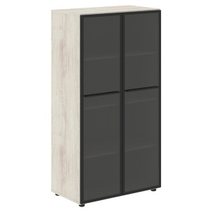 Шкаф со стеклянными дверьми LMC 80.2 800х430х1517 LOFTIS