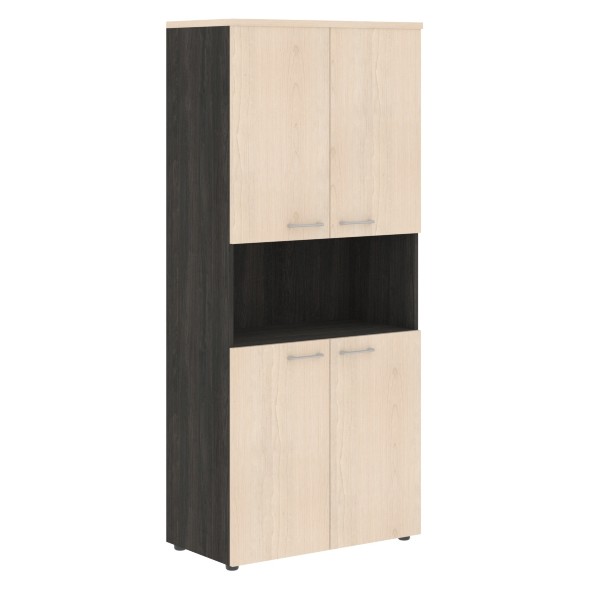 Шкаф с 2-мя комплектами глухих малых дверей и топом XHC 85.4 856х432х1955 XTEN