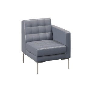 Forest Секция с подлокотником одноместная FR-SP-01 (L) 690*800*840